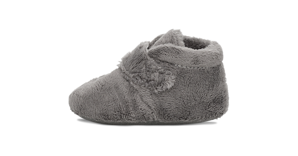 Baby Terry Bootie Slipper - Charcoal