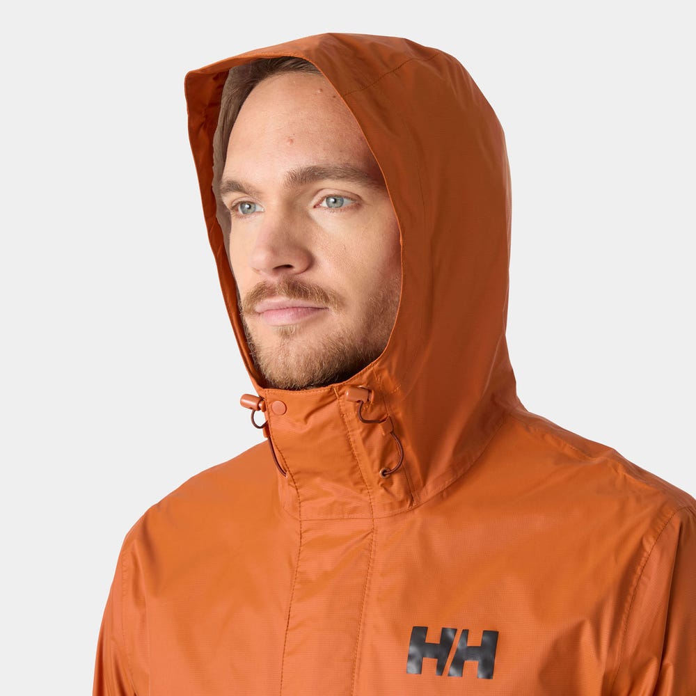 Men's Packable Waterproof Shell Jacket - Green