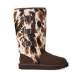 Women's Convertible Tall Cow Print Boot