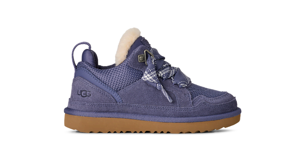 Kids' Suede Mesh Sneaker - Dusted Iris