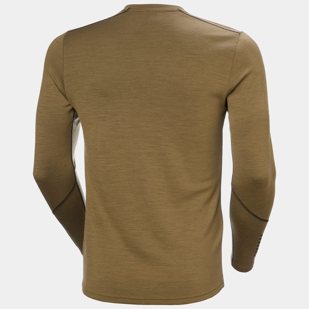 Men's Merino Wool Base Layer Top - Blue