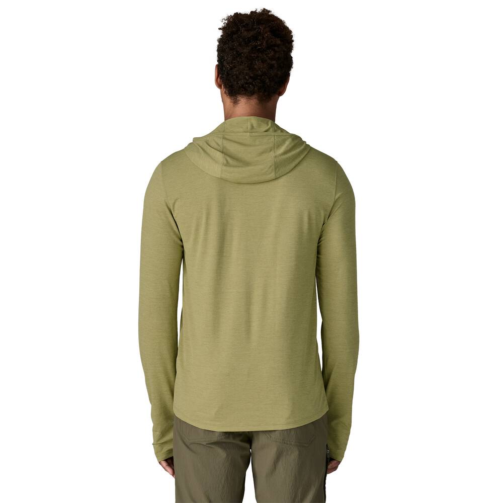 Men's UPF 40+ Sun Hooded Shirt - Aqua