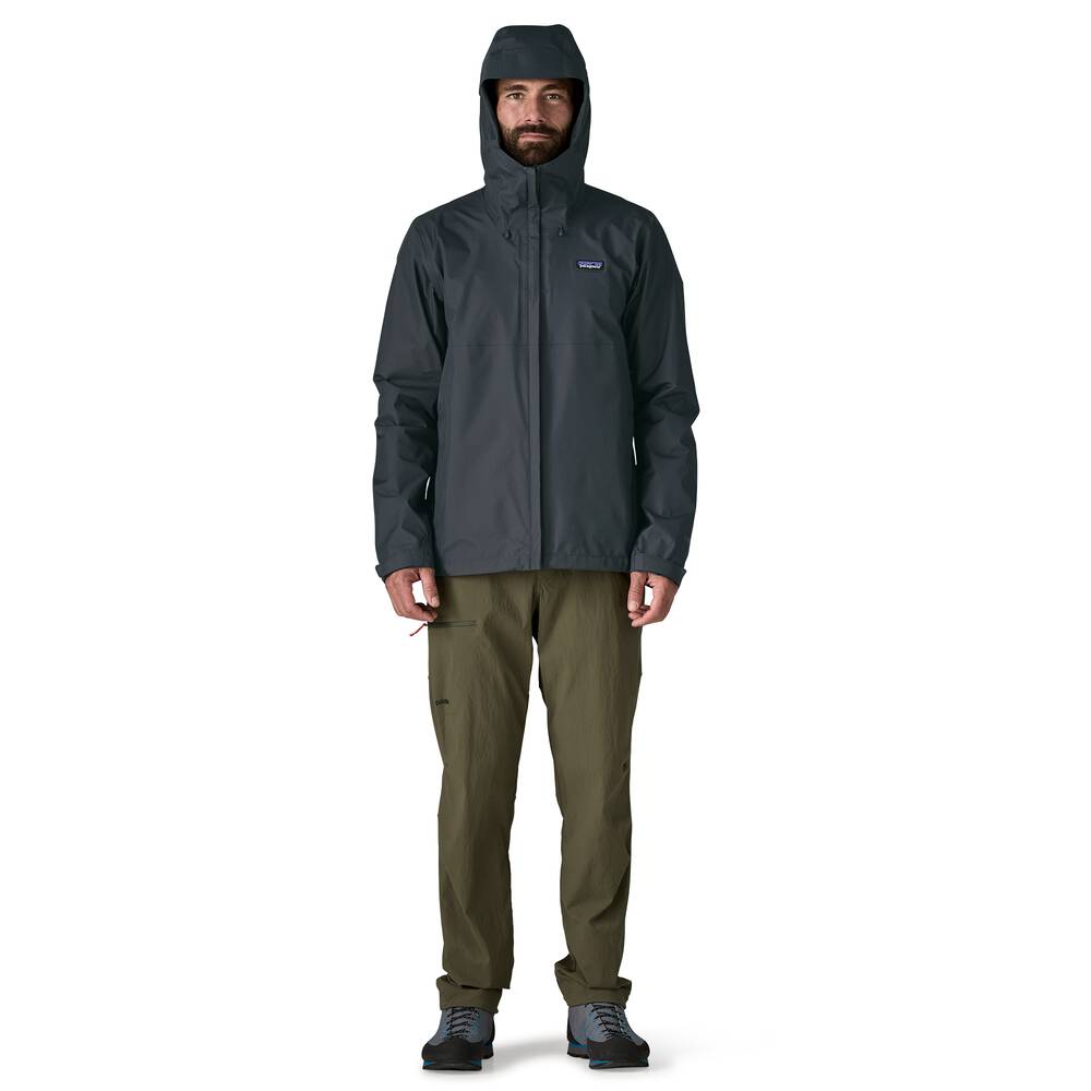 Men's 3-Layer Waterproof Rain Jacket - Gray