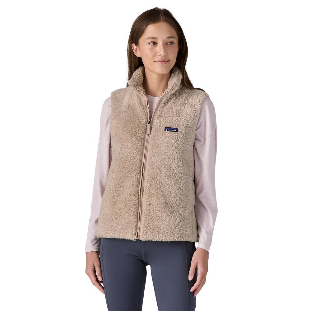 Women's High-Pile Fleece Vest - Taupe