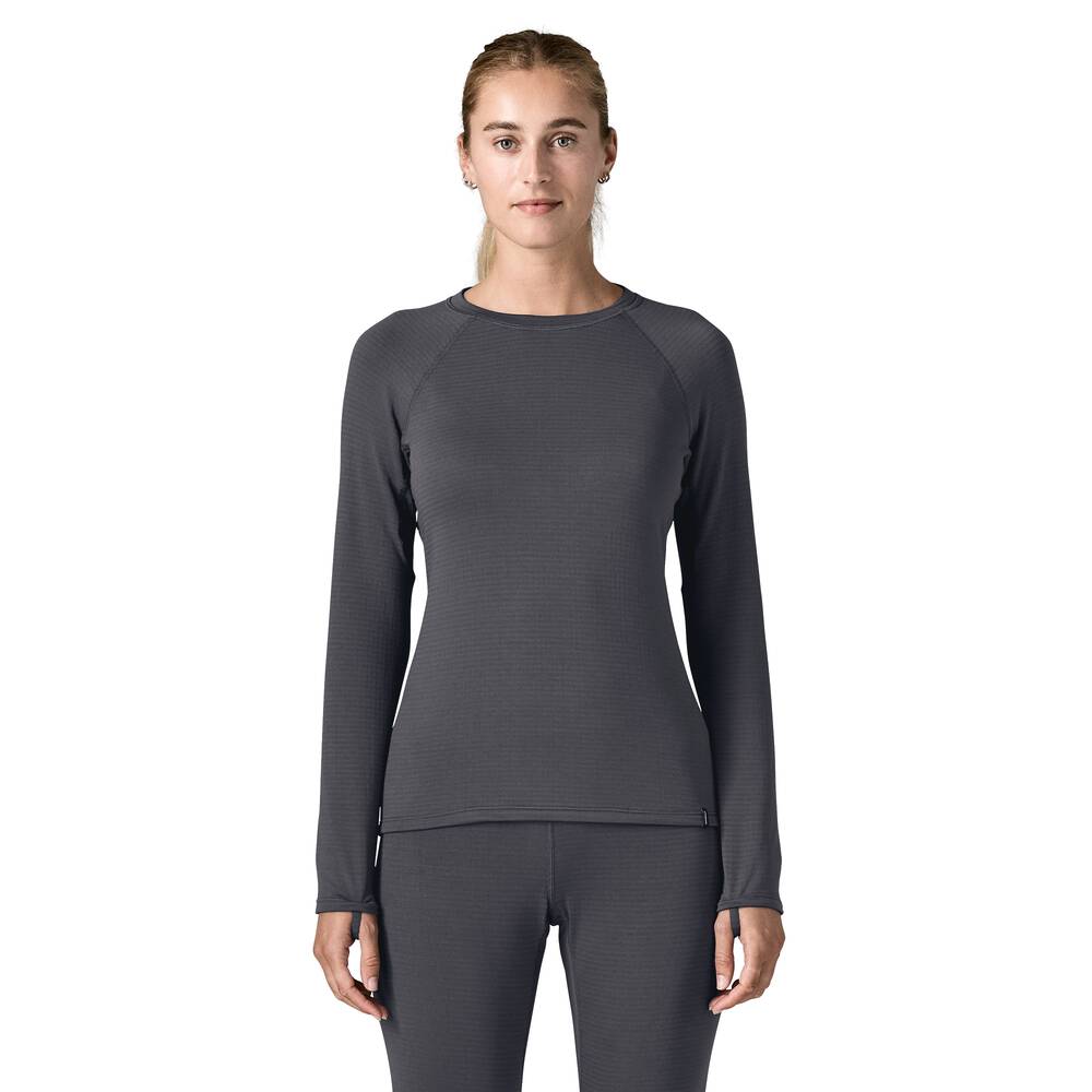 Women's Thermal Grid Base Layer Crewneck - Berry