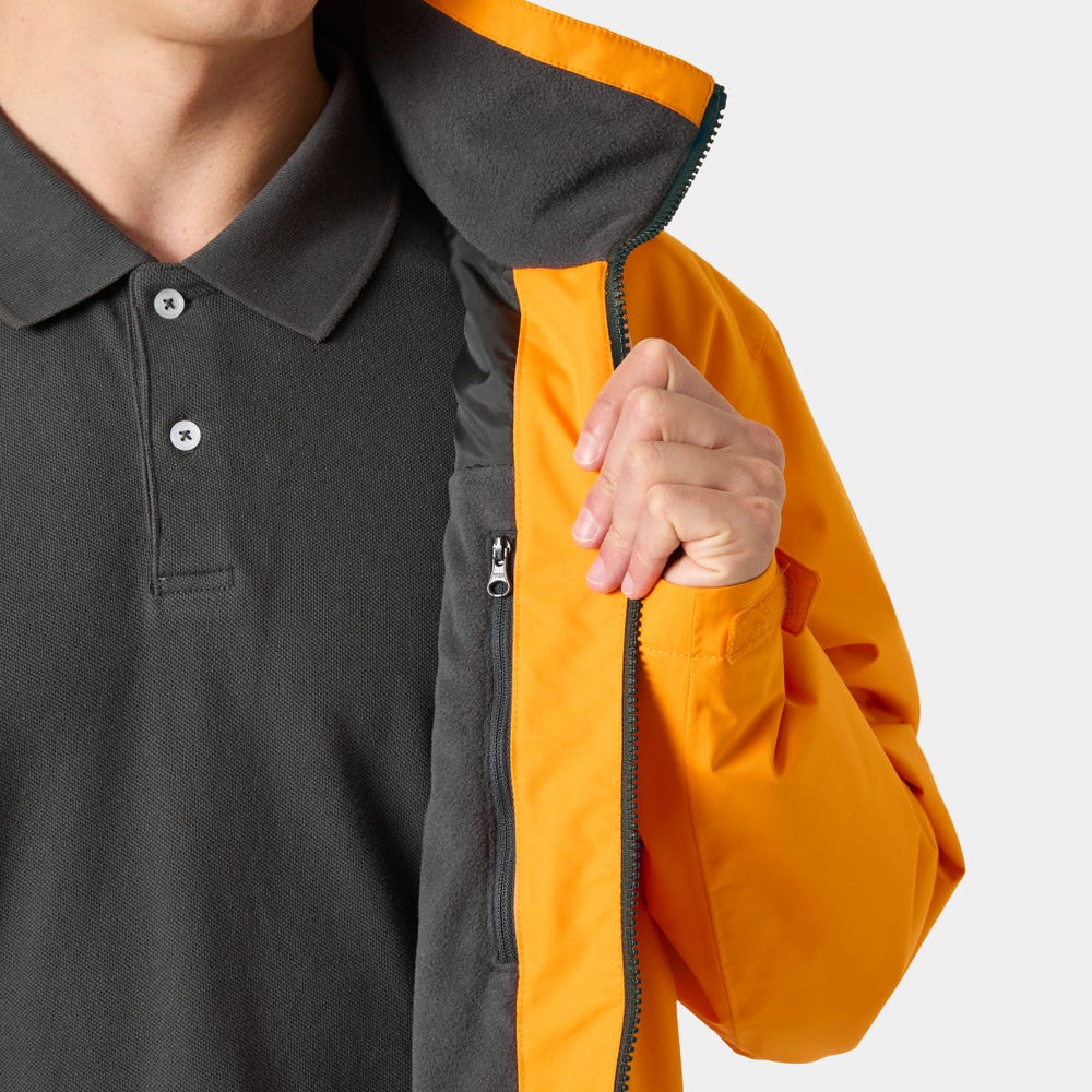 Men's Fleece-Lined Sailing Jacket - White