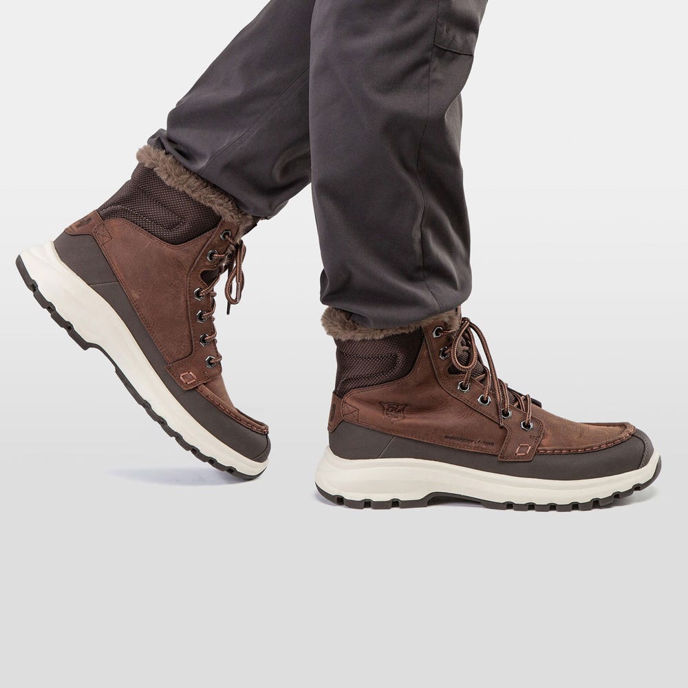 Men's Waterproof Insulated Winter Boots - Brown