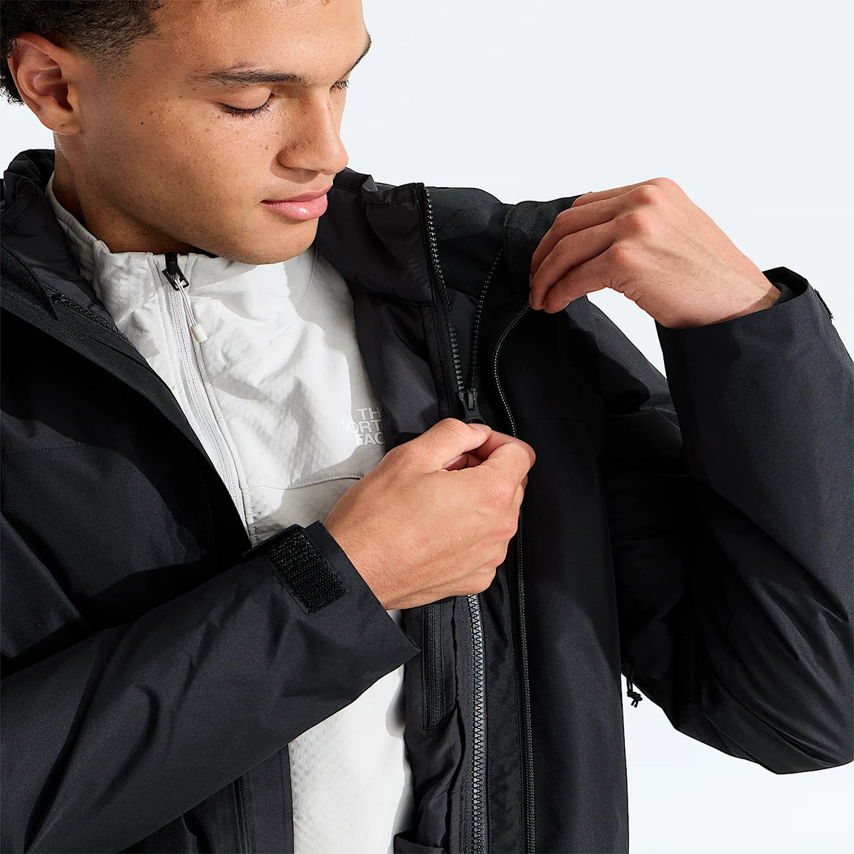 Men's 3-In-1 Waterproof Jacket - Black