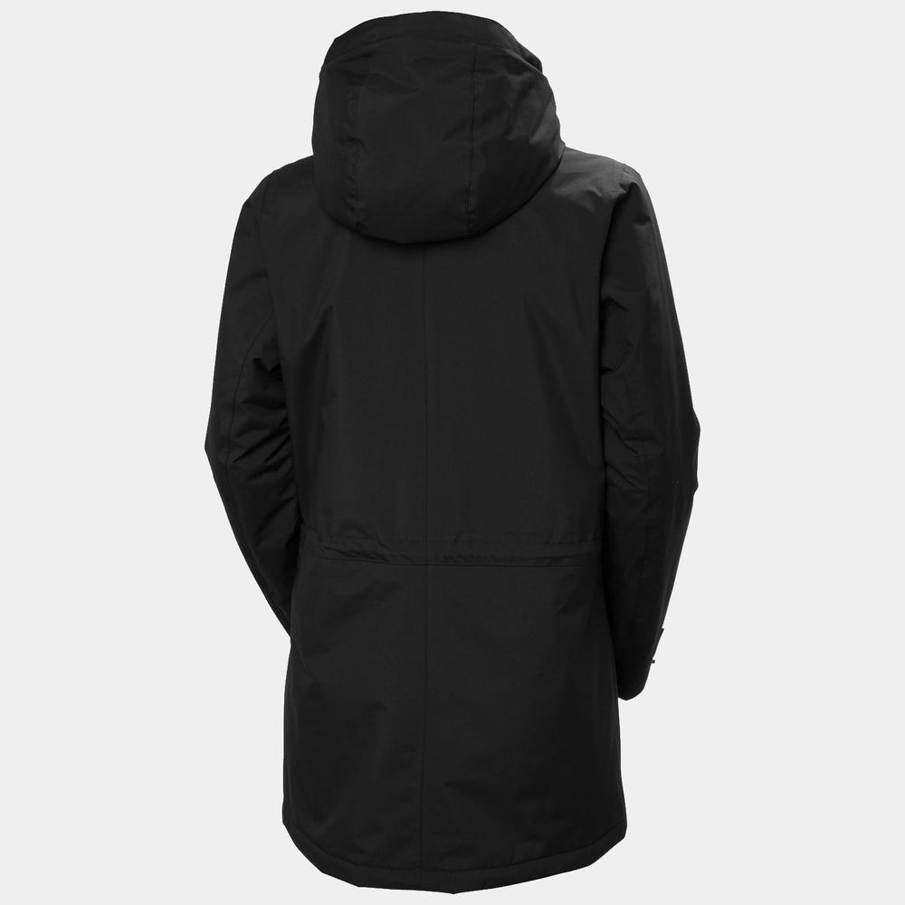 Women's Waterproof Insulated Parka - Black