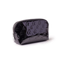 Mirrored Cosmetic Pouch - Black