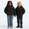 Kids' Reversible Hooded Jacket - Black/Gray