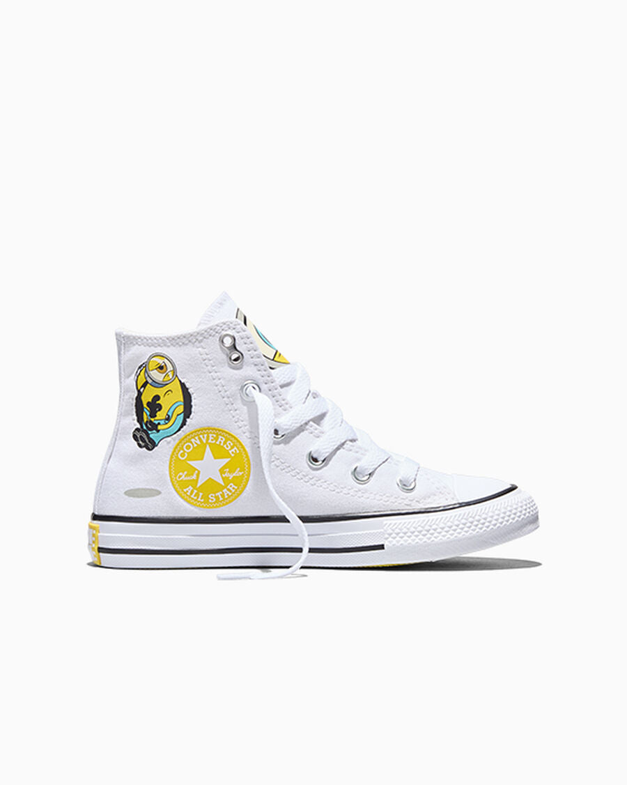 Little Kids' Canvas Character High Top Sneaker - Yellow