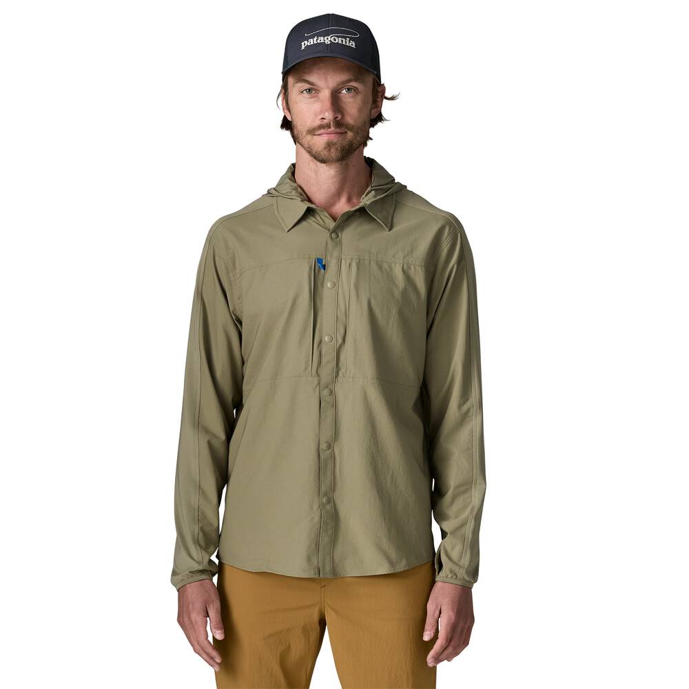Men's Sun Protection Fishing Hoodie - Gray