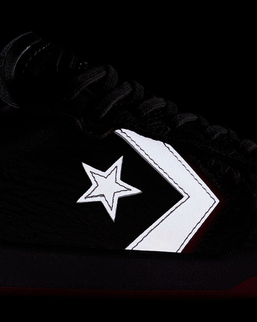 Leather And Suede Skate Low Top Sneakers