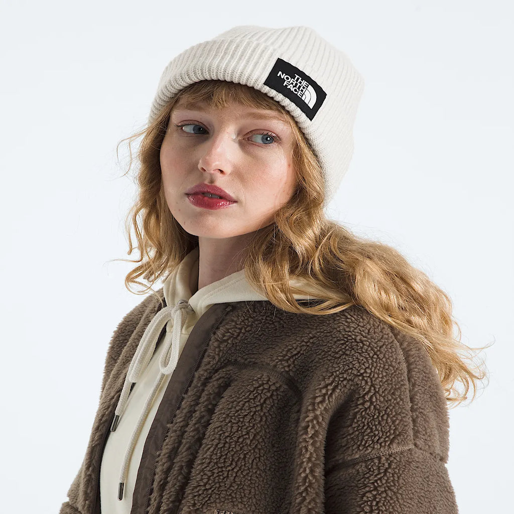 Lined Knit Beanie - Cream