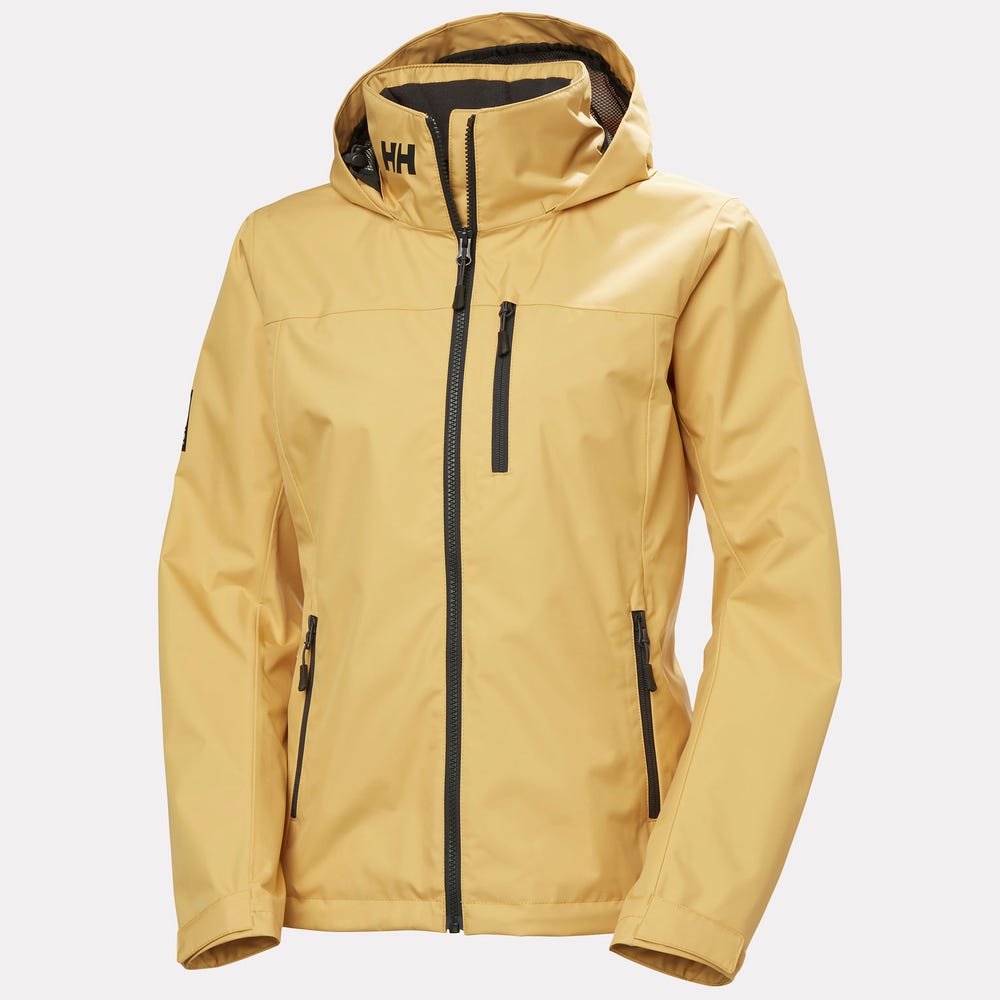 Women's Hooded Sailing Rain Jacket - Black