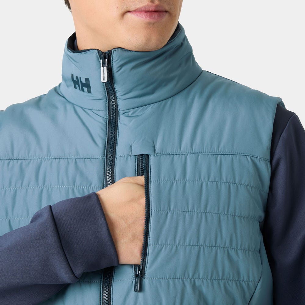 Men's Insulated Sailing Vest - White