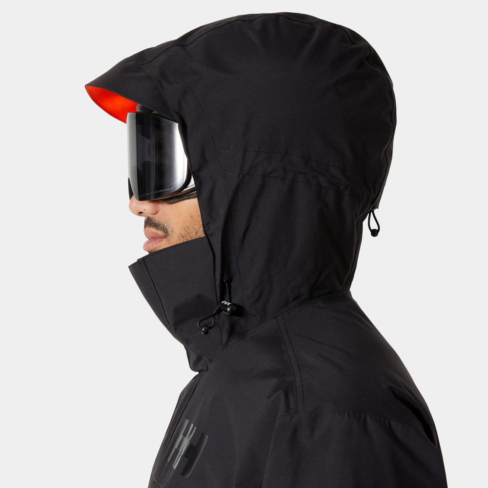 Unisex Waterproof Ski Shell Jacket - Black
