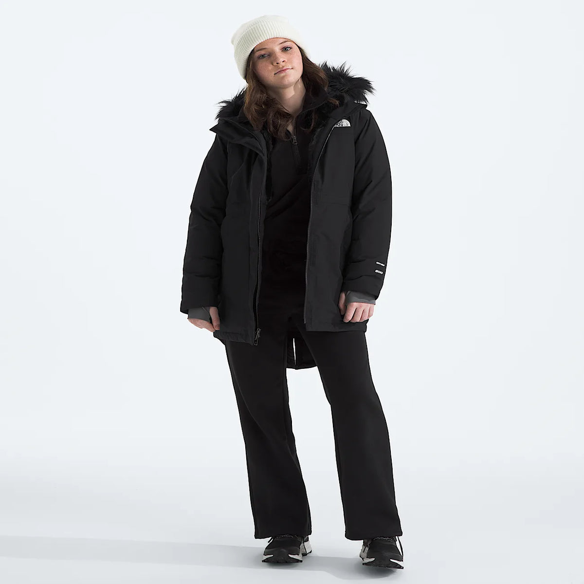 Girls' Insulated Parka - Black