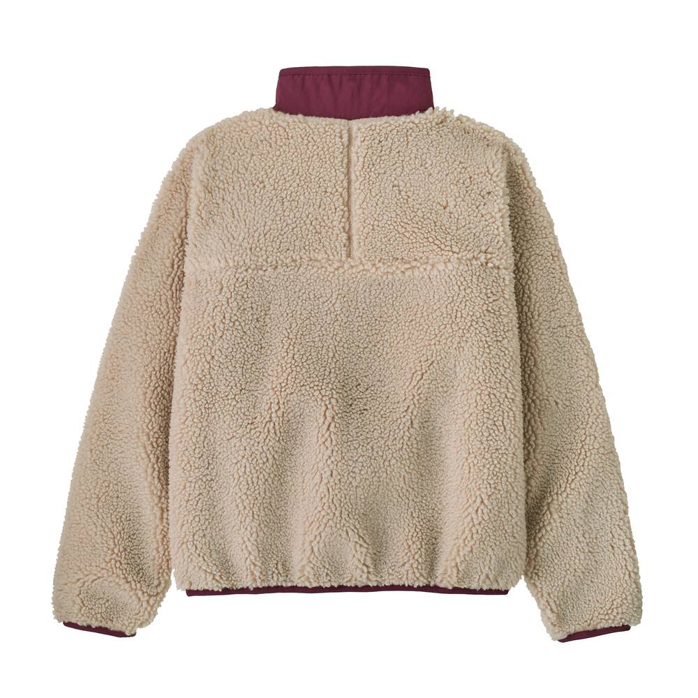 Kids' Windproof Pile Fleece Jacket - Natural