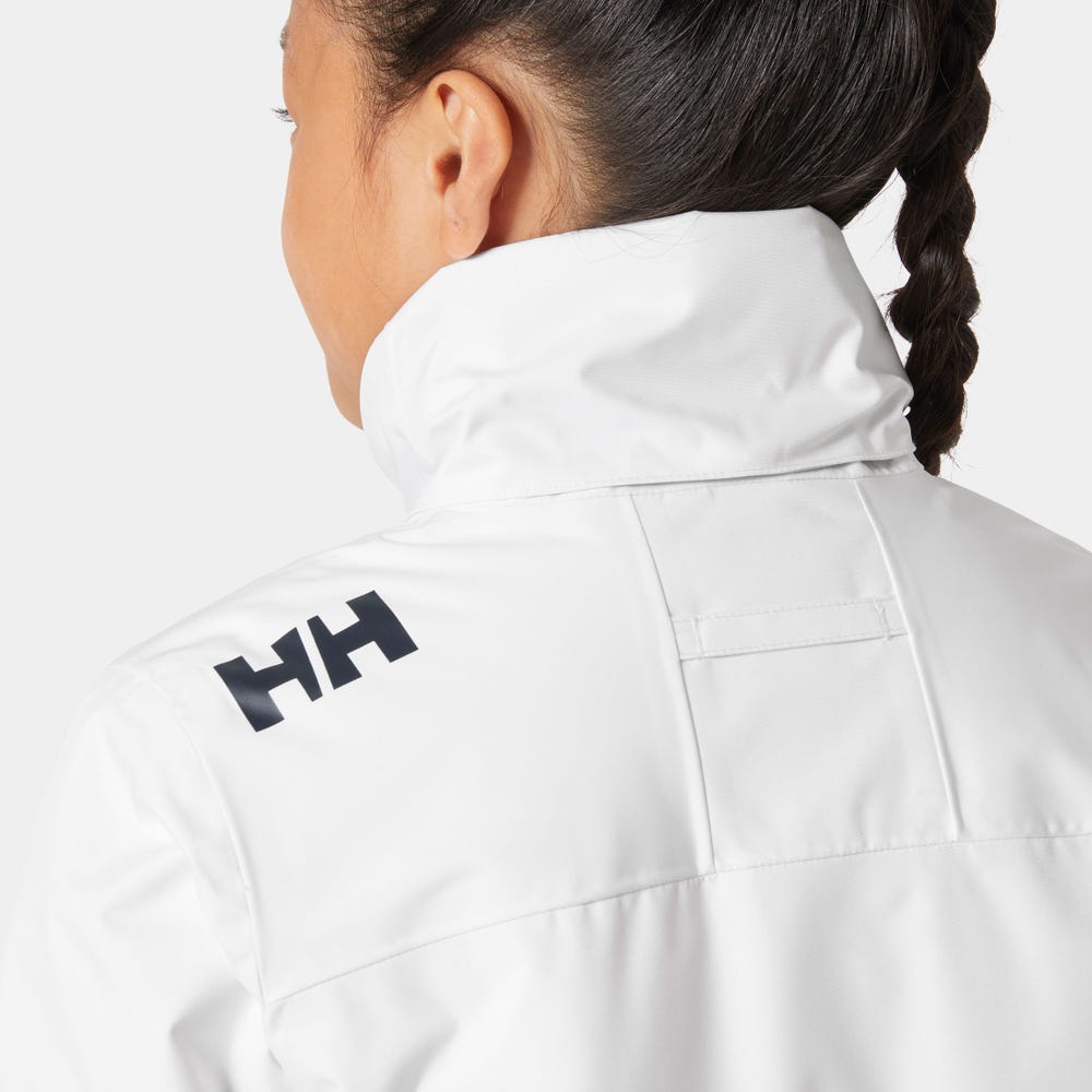 Kids' Fleece-Lined Rain Jacket - White