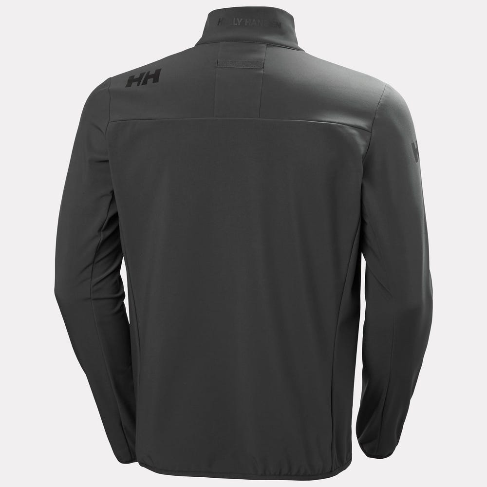 Men's Fleece-Lined Softshell Jacket - Ebony