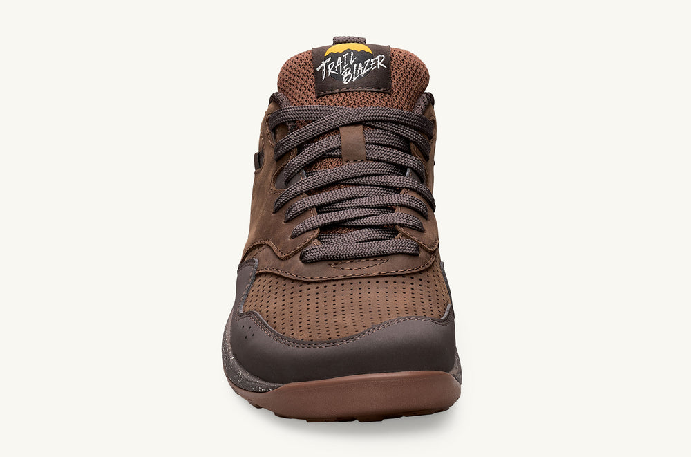 Men's Leather Trail Sneaker - Bark