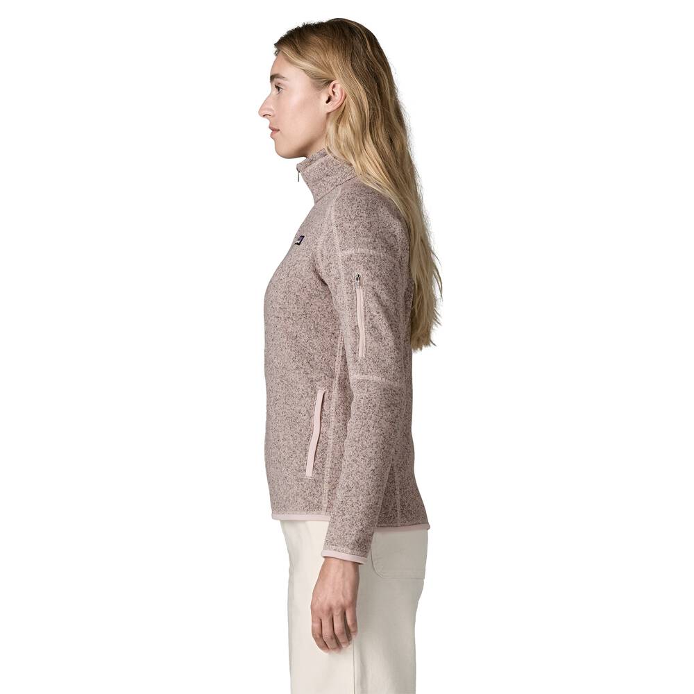 Women's Recycled Knit Fleece Jacket - Black