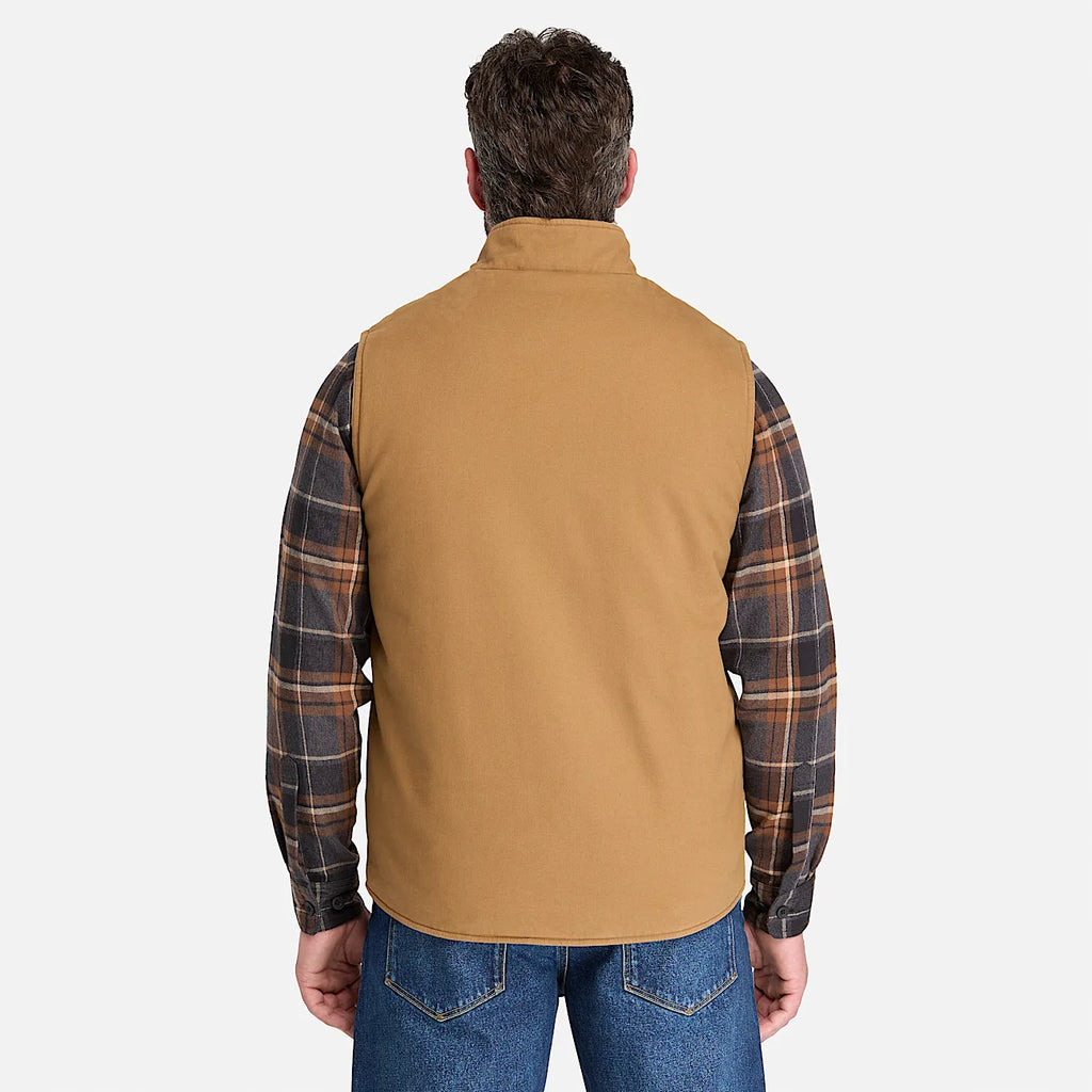 Men's Fleece-Lined Twill Vest