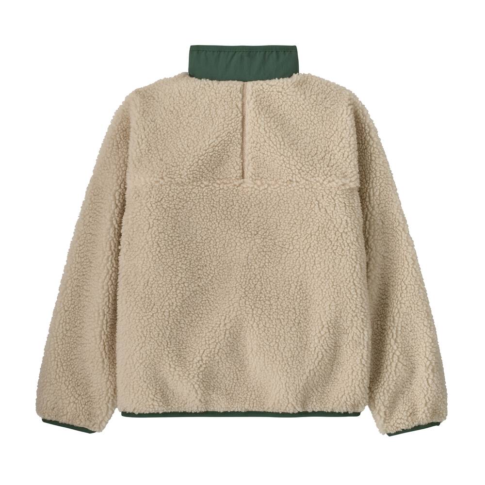 Kids' Windproof Pile Fleece Jacket - Natural