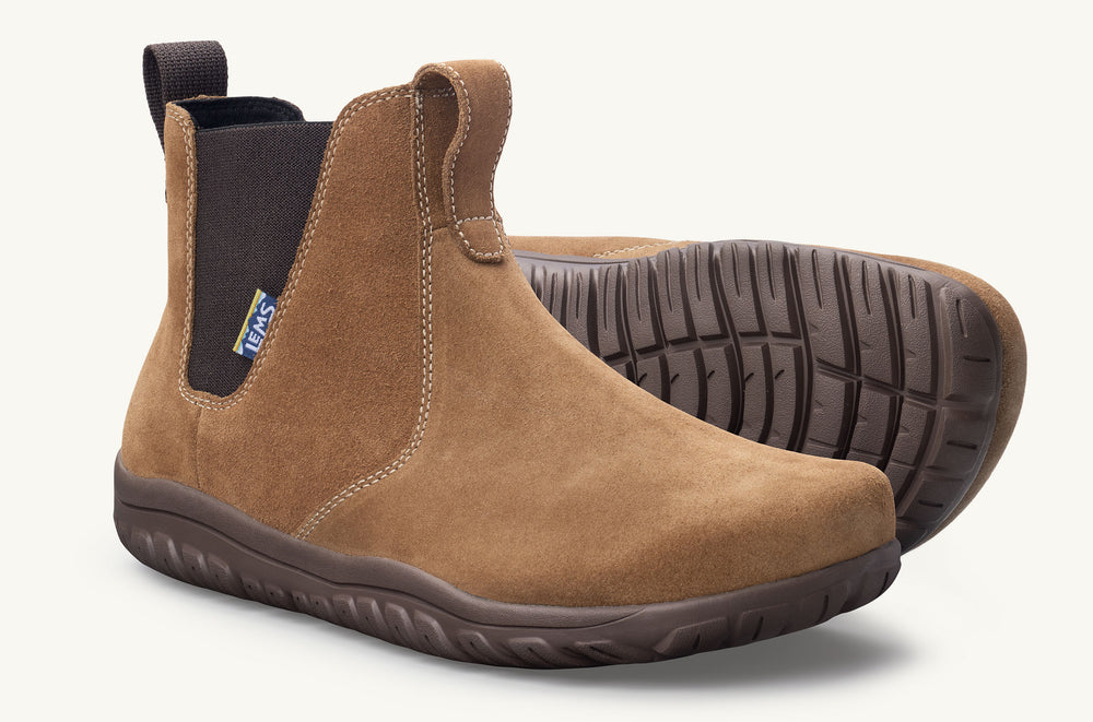 Women's Suede Zero-Drop Chelsea Boot - Cedar