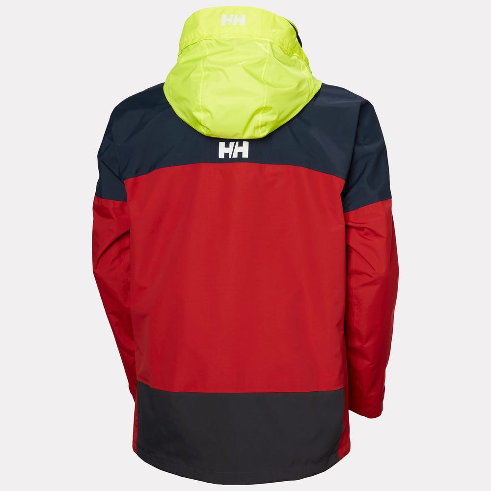 Men's Waterproof Sailing Jacket - Red