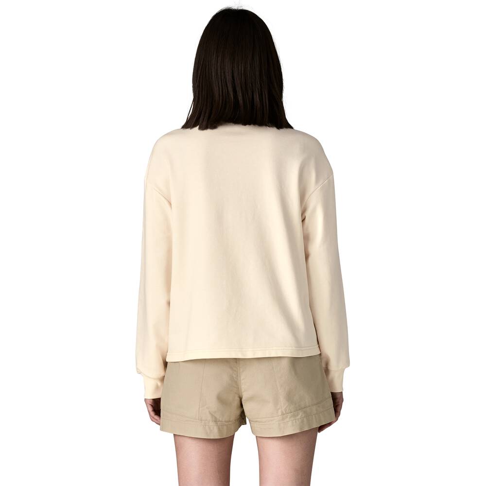 Women's Quarter-Zip Terry Pullover - Brown