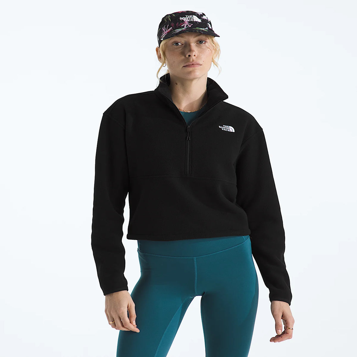 Women's Half-Zip Fleece Jacket - Gray