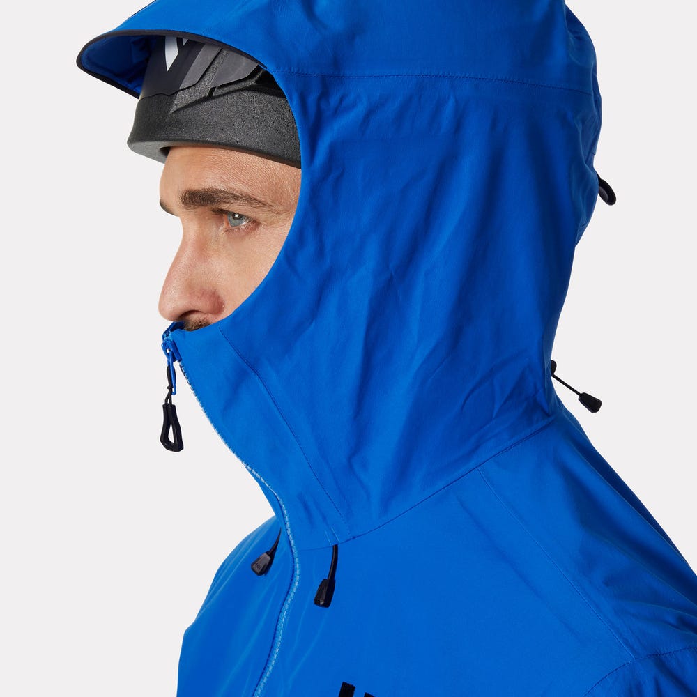 Men's 3-Layer Waterproof Shell Jacket - Blue