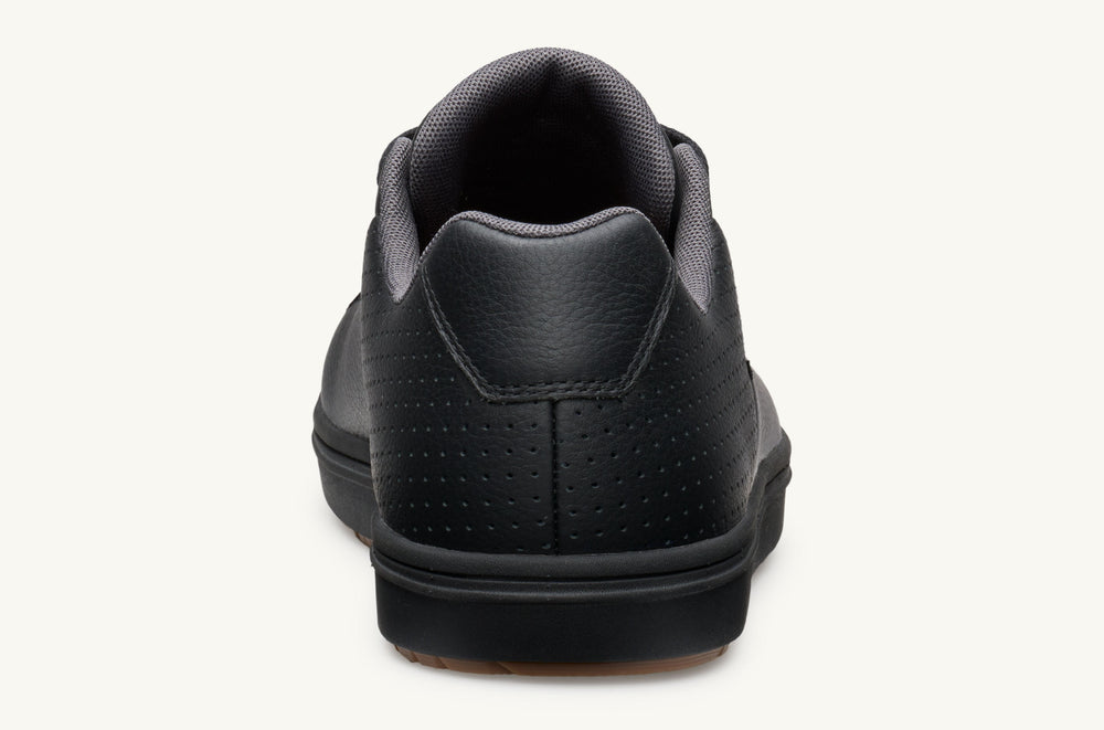 Women's Leather Zero-Drop Lace-Up Sneaker - Midnight