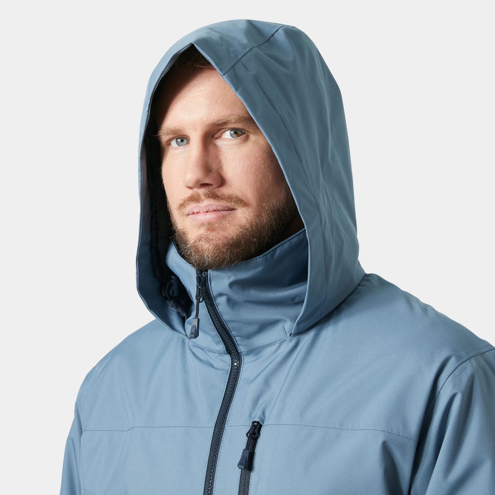 Men's Hooded Insulated Sailing Jacket - Navy
