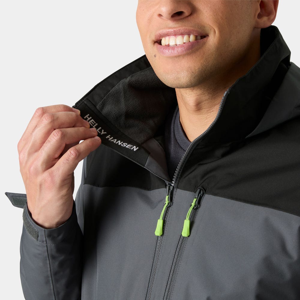 Men's Hooded Insulated Sailing Jacket - Navy