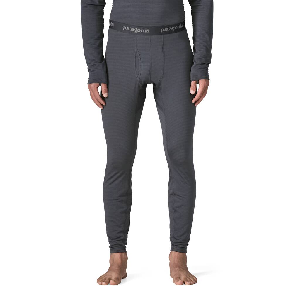 Men's Thermal Grid Base Layer Bottoms - Black