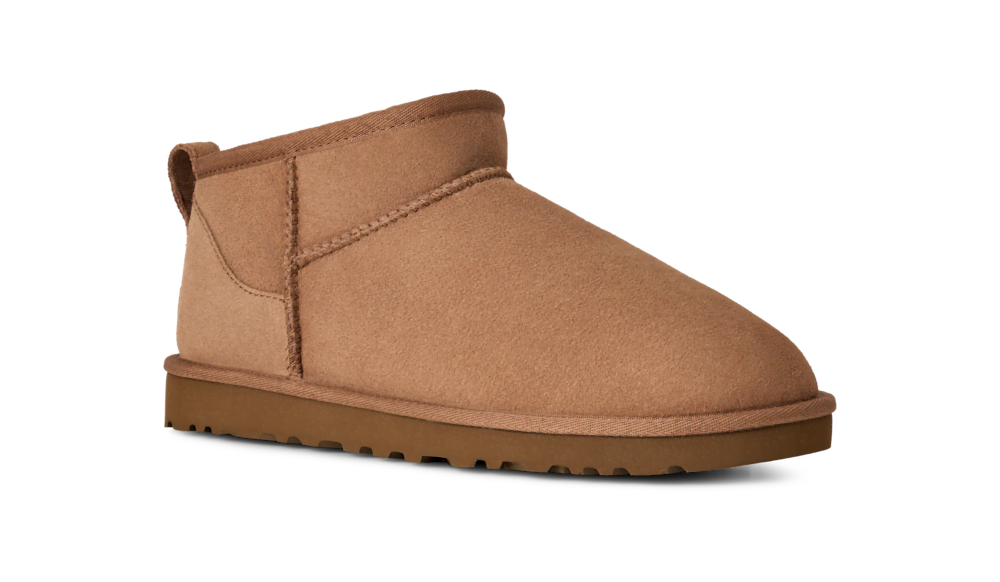 Men's Low Shaft Sheepskin Boot - Dark Grey