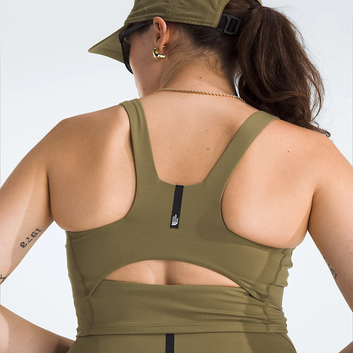 Women's Longline Sports Bra - Cedar