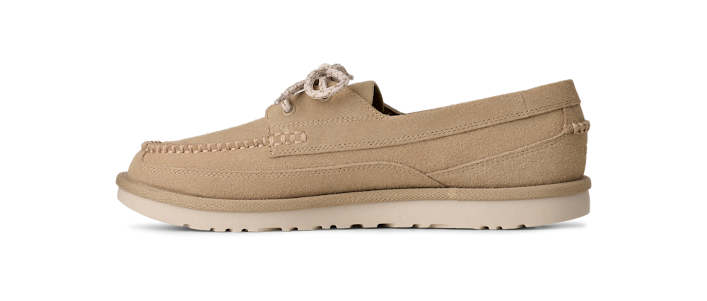 Men's Suede Boat Shoe - Sand