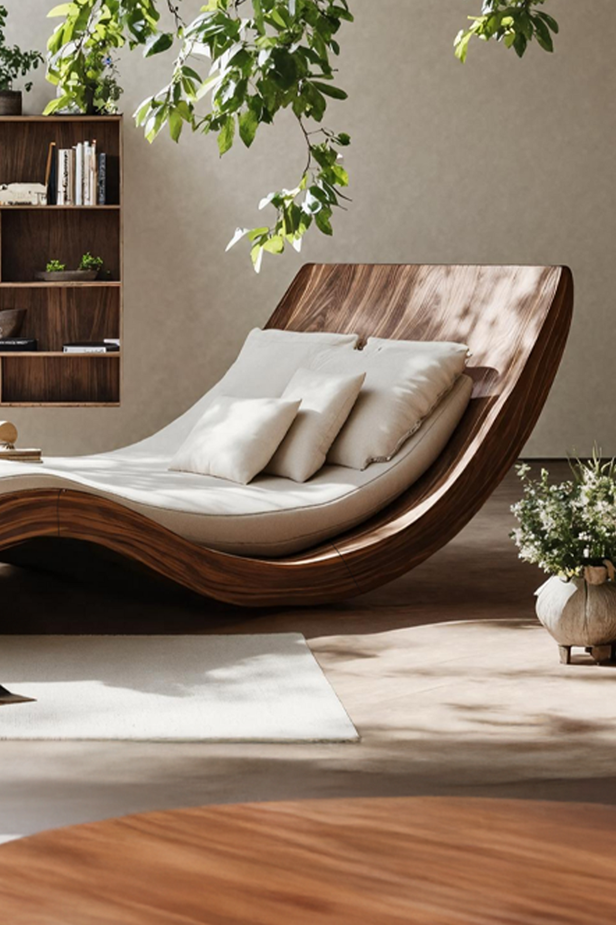 Farmhouse Rustic Solid Wood Garden Daybed For Bedroom Furniture