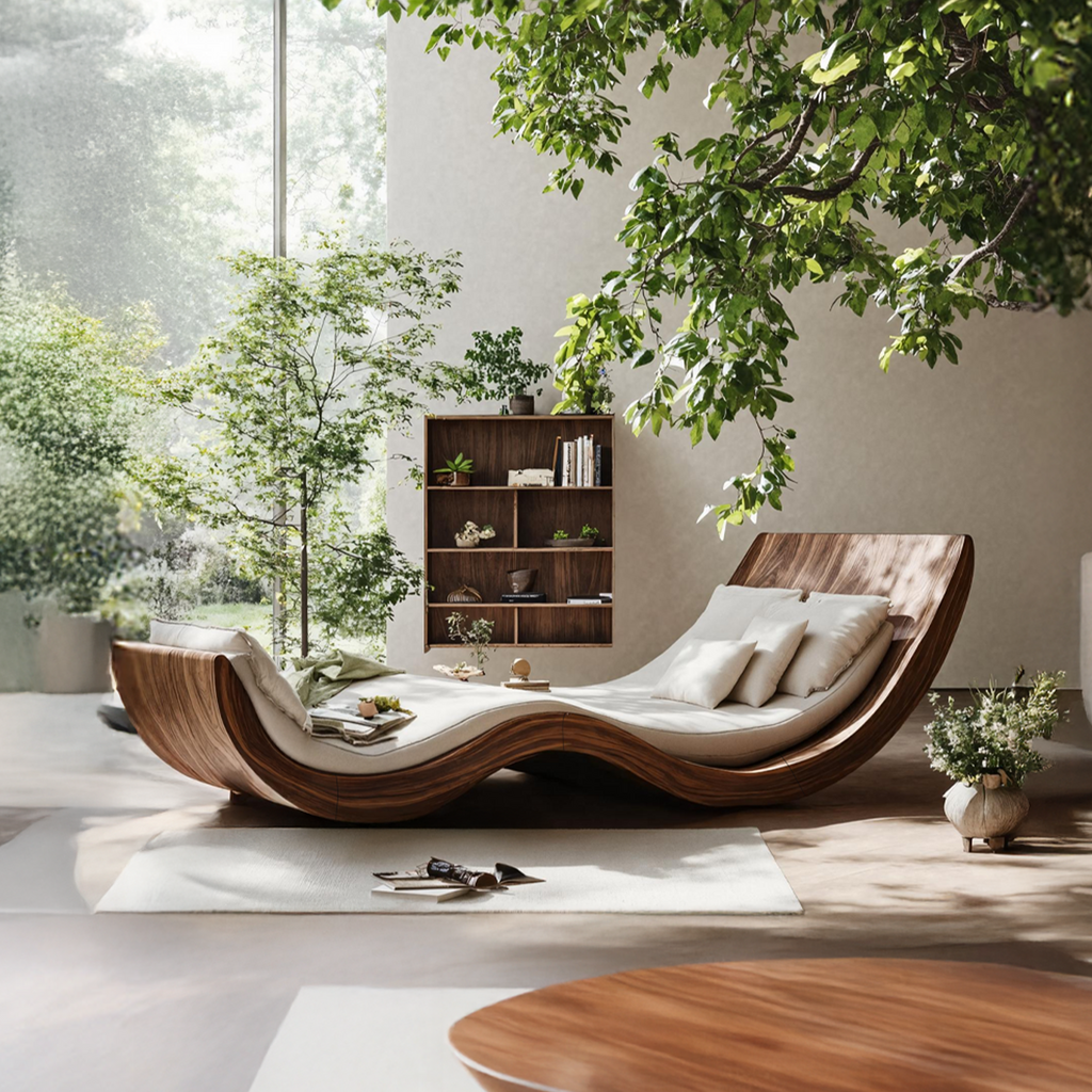 Farmhouse Rustic Solid Wood Garden Daybed For Bedroom Furniture